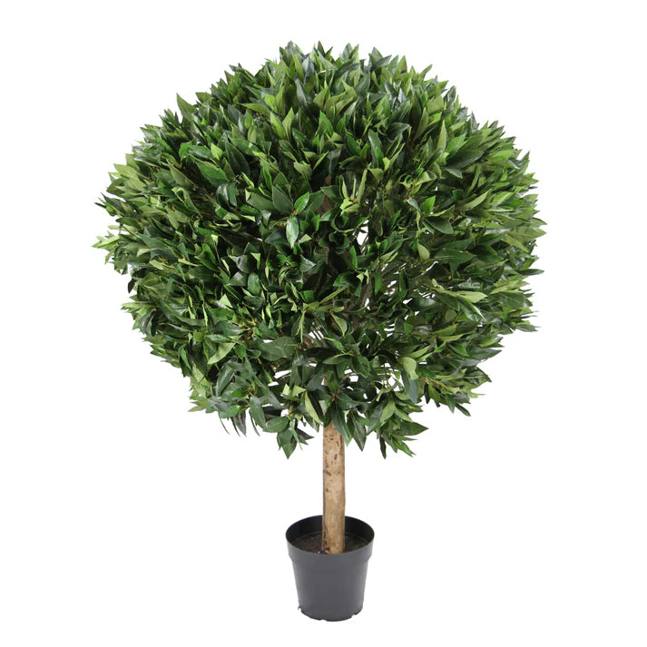 Bay Leaf Ball Topiary Tree 120cm Artificial