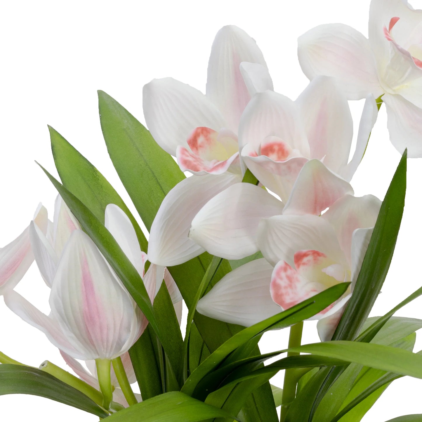 Cymbidium in Pot - Artificial Flower Arrangements and Artificial Plants