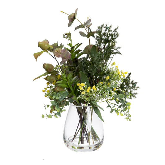 Gumnut Australian Native Arrangement in Vase 45cm Artificial