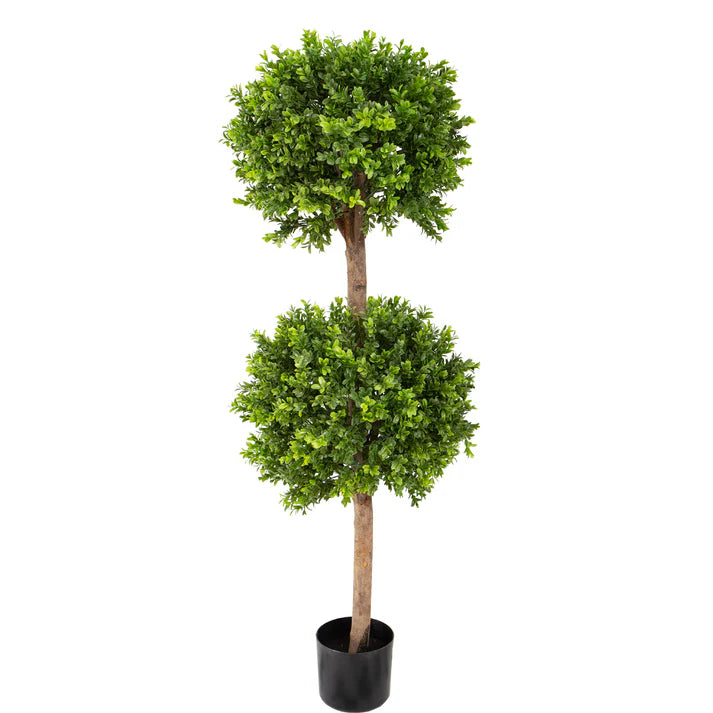 Boxwood Double Ball Tree 120cm Artificial