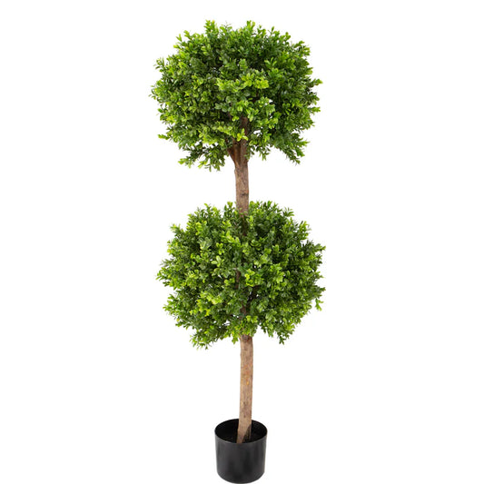 Boxwood Double Ball Tree 120cm Artificial