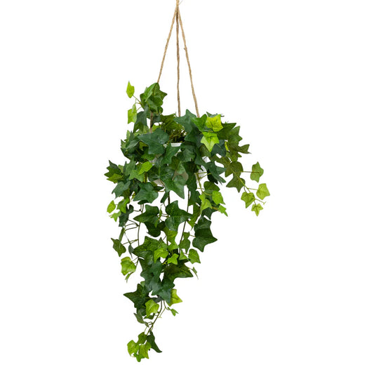 English Ivy in Hanging Planter Artificial Plants